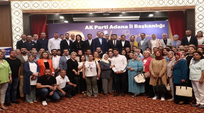 AK Parti Sözcüsü Ömer Çelik, Adana'da konuştu