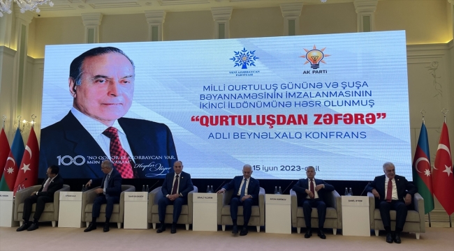 AK Parti ve Yeni Azerbaycan Partisi heyetleri, Şuşa Beyannamesi'nin 2'nci yılında Şuşa'da buluştu