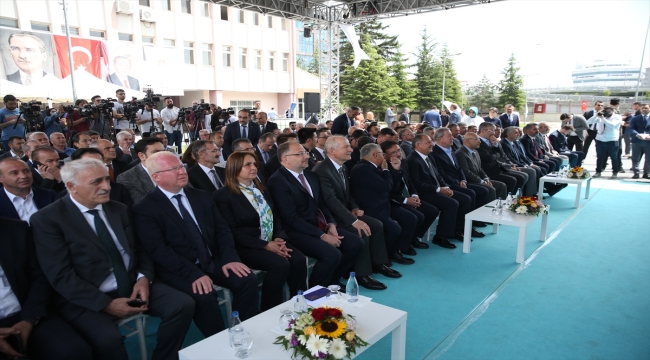 Bakan Özhaseki, Kayseri'de temel atma töreninde konuştu