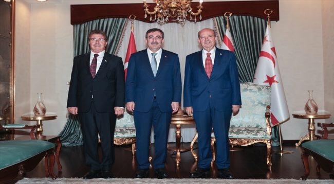Cumhurbaşkanı Yardımcısı Yılmaz, KKTC Cumhurbaşkanı Tatar'la ortak basın toplantısı düzenledi: 