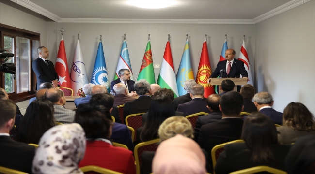 KKTC Cumhurbaşkanı Tatar, Türk Dünyası Parlamenterler Vakfında konuştu