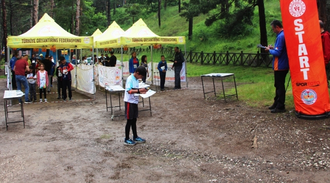 Oryantiring 14 Yaş Altı Türkiye Şampiyonası, Amasya'da yapıldı