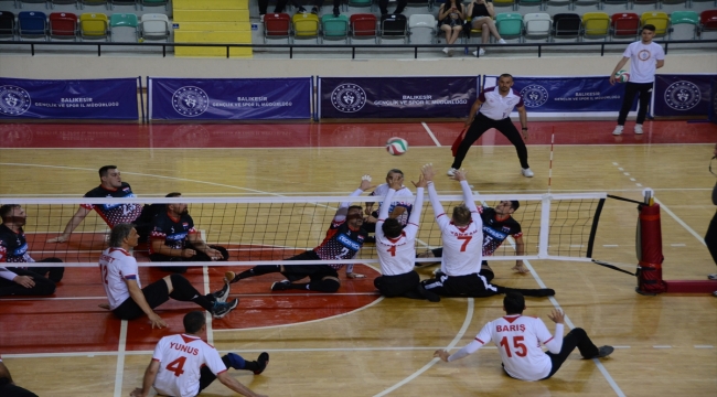 Oturarak Voleybol Uluslararası Altın Lig Şampiyonası, Balıkesir'de başladı