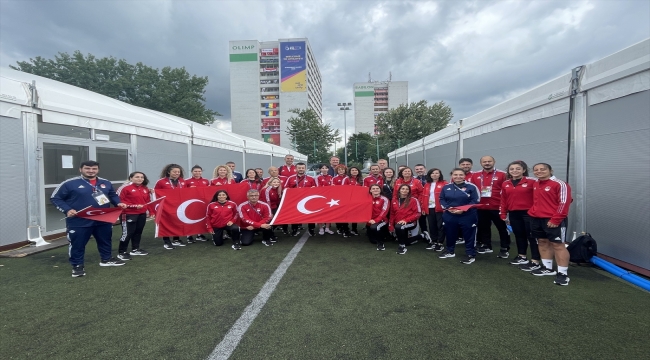 Polonya'da milli sporcular Avrupa Oyunları Köyü'nde bayramlaştı