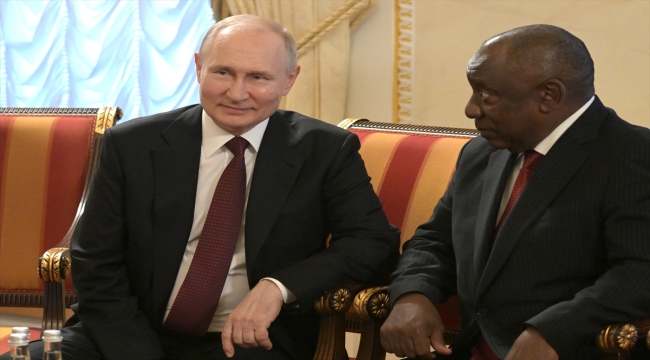Rusya Devlet Başkanı Putin, Ukrayna konusunda Afrikalı liderlerle bir araya geldi