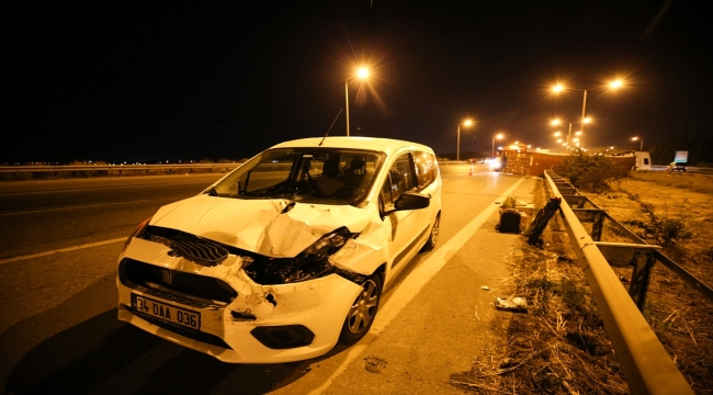 TAG Otoyolunda 9 aracın karıştığı zincirleme trafik kazasında 4 kişi yaralandı