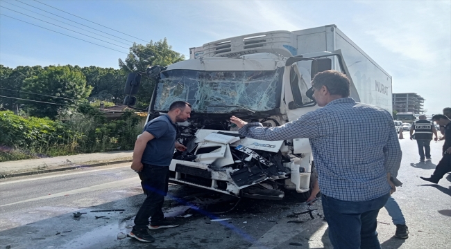 Trafik kazası nedeniyle tek yönlü kapanan Samsun-Ordu yolu açıldı