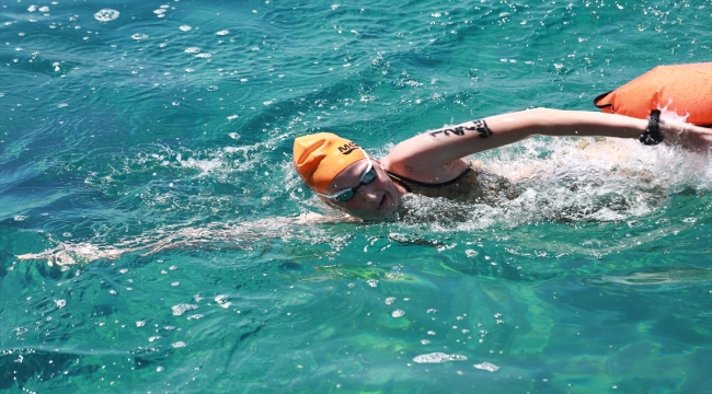 Uluslararası Meis Kaş Yüzme Yarışı gerçekleştirildi