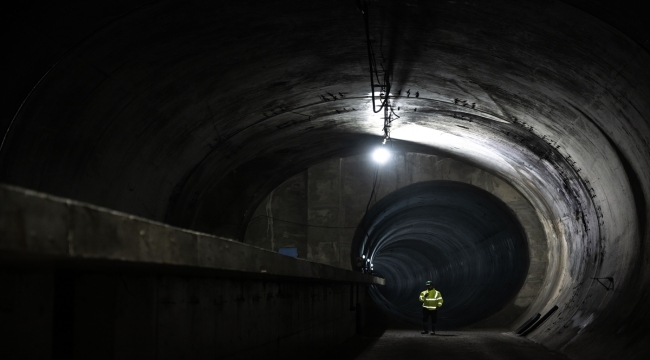 Ümraniye-Ataşehir-Göztepe Metro Hattı'nda ilk ray kaynatma işlemi yapıldı 