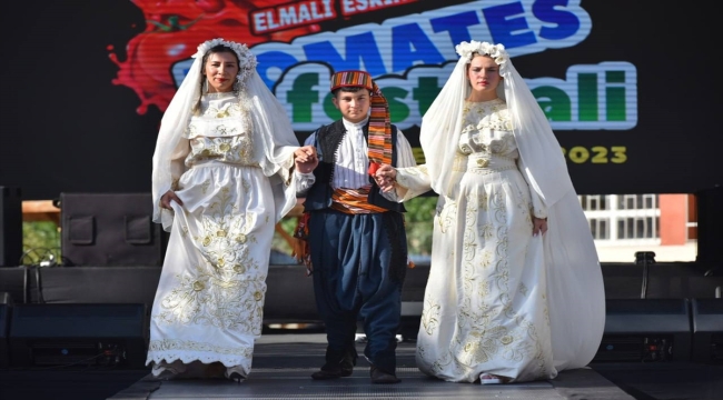 Antalya'da "Eskihisar Köyü Domates Festivali" başladı