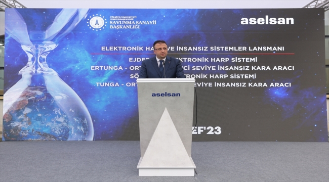 ASELSAN yeni elektronik harp ve insansız sistemlerini IDEF'23'te tanıttı
