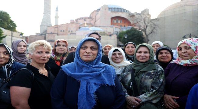 Ayasofya-i Kebir Cami-i Şerifi'nin ibadete açılmasının üçüncü yıl dönümü