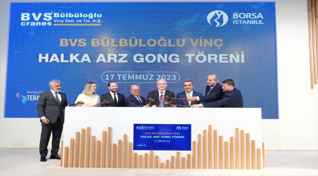 Borsa İstanbul'da gong BVS için çaldı