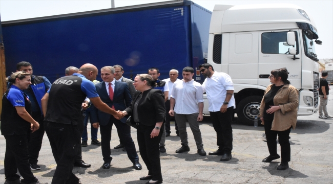 Deprem bölgesi için gönderilen su arıtma cihazları Mersin'e ulaştı