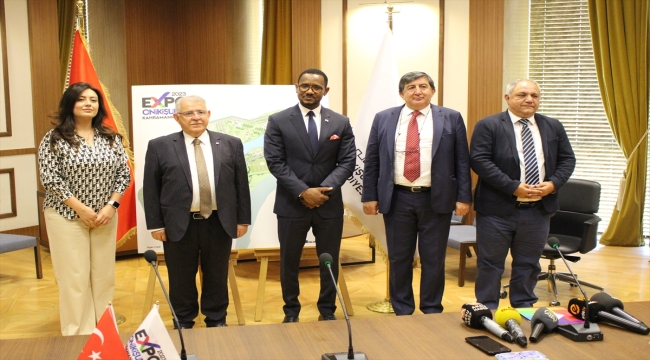 Gambiya Özel Elçisi Hassan Faal EXPO 2023 için Kahramanmaraş'ta
