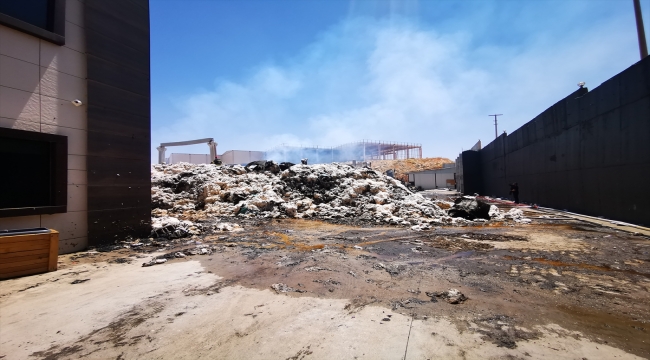 Gaziantep'teki fabrika yangını 35 milyon dolarlık hasara neden oldu