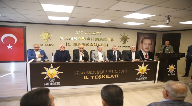 Gençlik ve Spor Bakanı Osman Aşkın Bak, Kahramanmaraş'ta konuştu