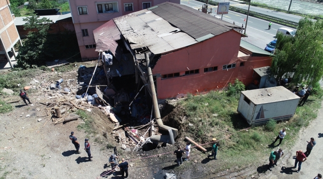 Trabzon'da endüstriyel temizlik tesisindeki patlamada 1 kişi öldü