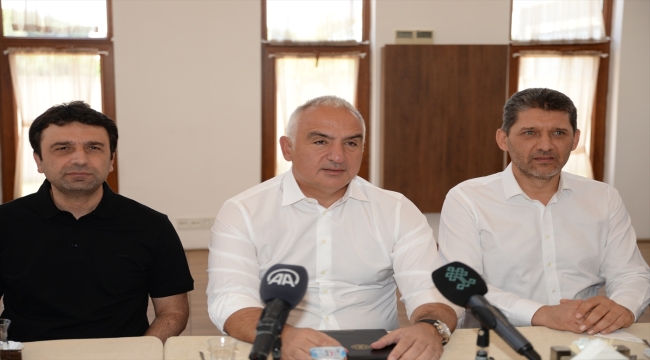 Kültür ve Turizm Bakanı Ersoy, Antalya'da konuştu