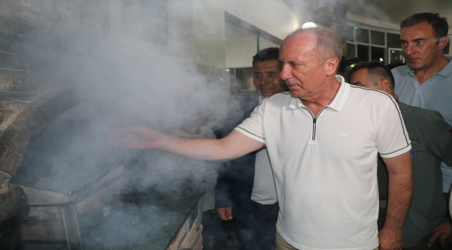 Memleket Partisi Genel Başkanı İnce, Hatay'da ziyaretlerde bulundu