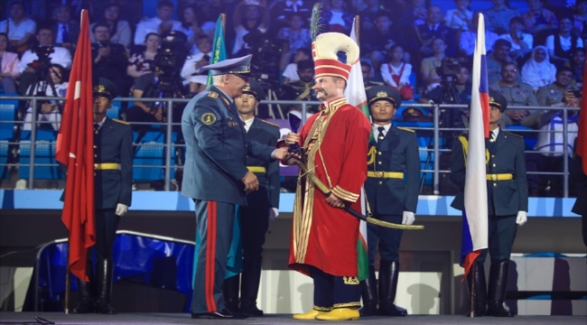 Milli Savunma Bakanlığı Mehteran Birliği, Kazakistan'da 7 ülkenin askeri bandolarıyla konser verdi
