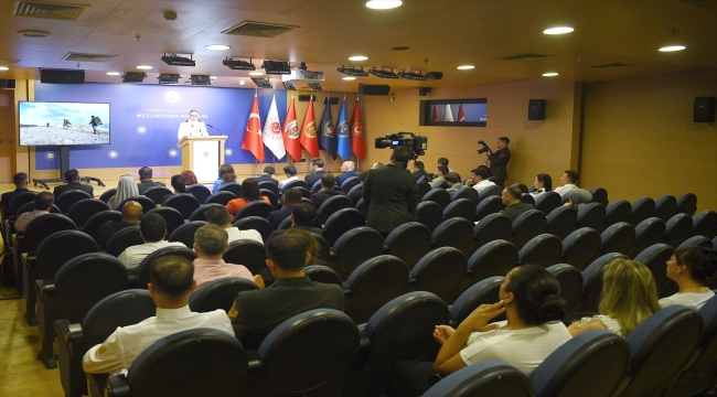 Milli Savunma Bakanlığında "Basın Bilgilendirme Toplantısı" yapıldı