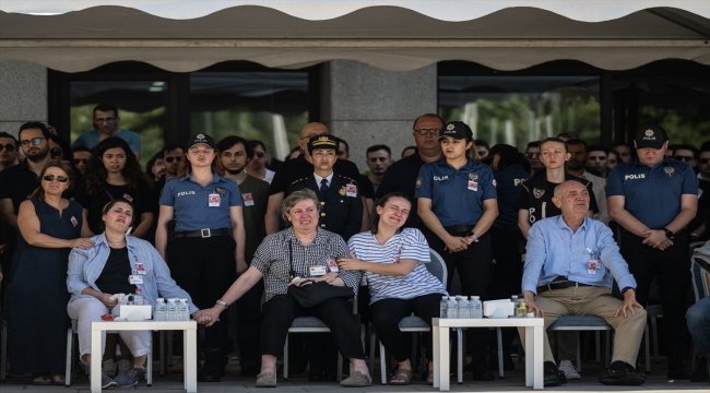 Şehit polis Alp Efe Bekit için İstanbul'da tören düzenlendi