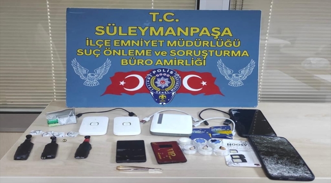 Tekirdağ'da ehliyet sınavında kopya çekme hazırlığındaki 2 şüpheli yakalandı