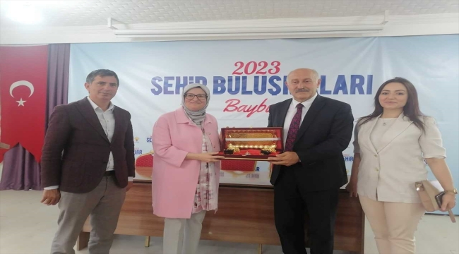 AK Parti Genel Başkan Yardımcısı Belgin Uygur, Bayburt'ta konuştu