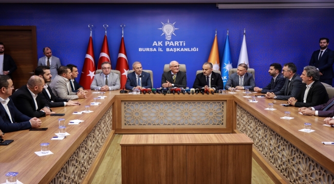 AK Parti Yerel Yönetimler Başkanı Yılmaz, Bursa'da konuştu