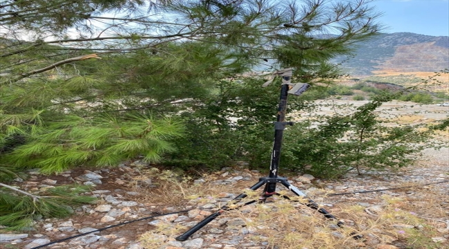 Antalya'da "can suyu havuzları"ndan su içen yaban hayvanları fotokapanla görüntülendi