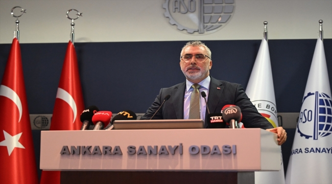 Bakan Işıkhan, Ankara Sanayi Odası meclis toplantısında konuştu