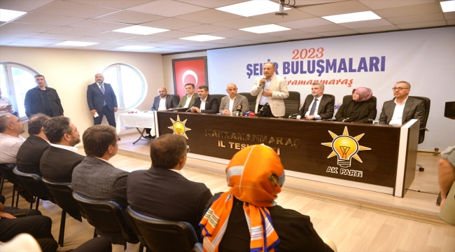 Bakan Özhaseki, Kahramanmaraş'ta "AK Parti Şehir Buluşmaları" programına katıldı: