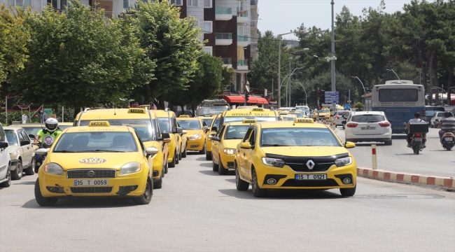 Burdur'da taksiciler yeni plaka ve durak istemiyor