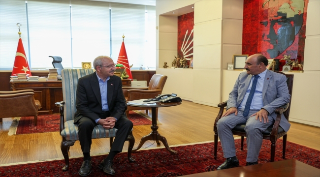 CHP Genel Başkanı Kılıçdaroğlu, esnaf odası temsilcileriyle görüştü