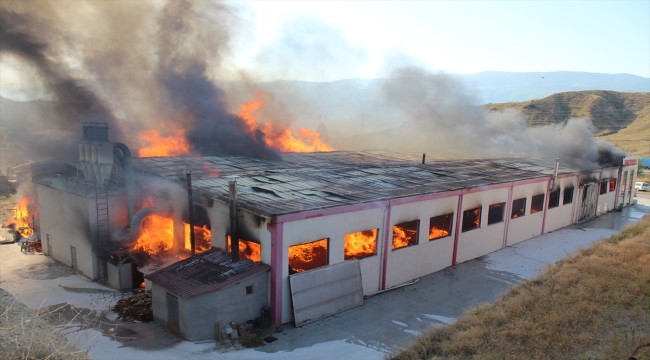 Kastamonu'da kapı fabrikasında çıkan yangın söndürüldü