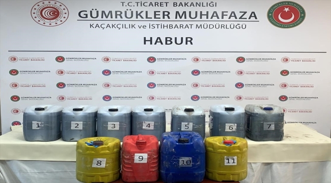 Habur Gümrük Kapısı'nda 245 kilogram uyuşturucu ele geçirildi