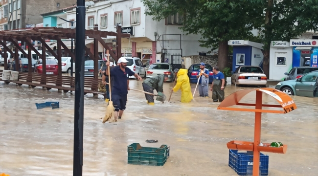 Kayseri sağanak ve dolu etkili oldu 