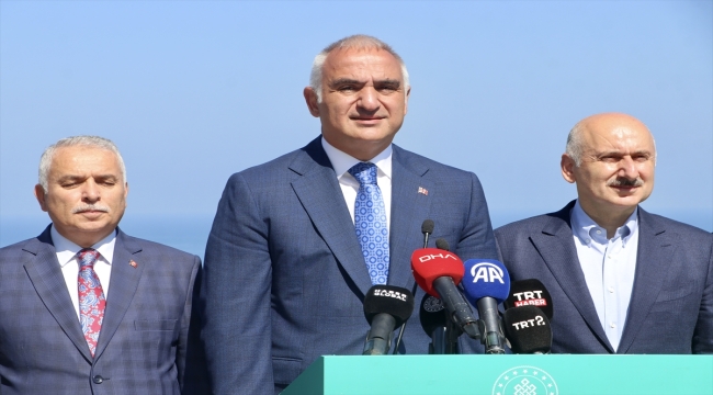 Kültür ve Turizm Bakanı Ersoy, Sümela Kültür Yolu Festivali'nin açılışında konuştu