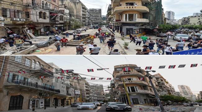 Lübnan'daki büyük patlamada yıkılan turistik ve tarihi bölgeler yeniden ayağa kaldırıldı
