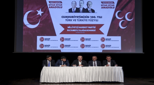 MHP Genel Başkan Yardımcısı Yönter, partisinin Sultanbeyli Kongresi'nde konuştu