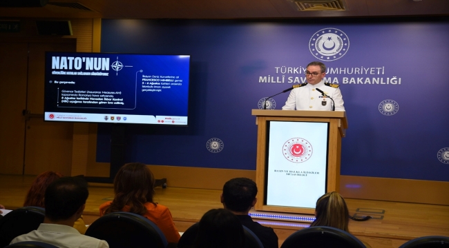 Milli Savunma Bakanlığında basın bilgilendirme toplantısı yapıldı