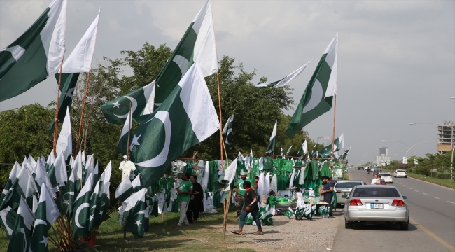 Pakistan'da bağımsızlığın 76. yılı kutlamaları için hazırlıklar sürüyor