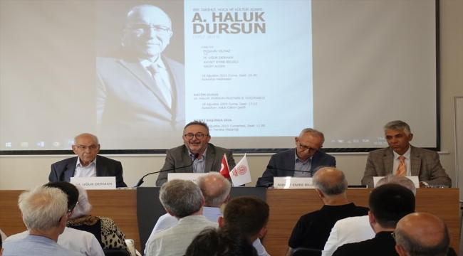 Prof. Dr. Haluk Dursun, vefatının 4. yılında Ayasofya Medresesi'nde anıldı