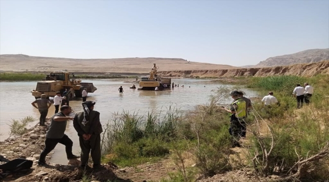 Şırnak'ta Dicle Nehri'ne düşen hafriyat kamyonunun sürücüsü boğuldu