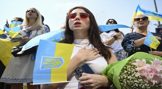 Ukrayna'nın 32. Bağımsızlık Günü İstanbul'da kutlandı 