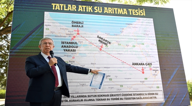 ABB Başkanı Yavaş'tan, Tatlar Atıksu Arıtma Tesisi'nin kapasite artırımına ilişkin açıklama