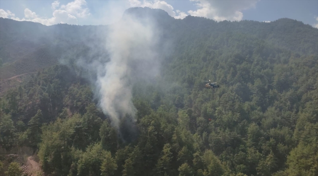Adana Kozan'da iki farklı noktada çıkan orman yangınları kontrol altına alındı