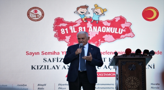 AK Parti Genel Başkanvekili Yıldırım, anaokulu açılışında konuştu