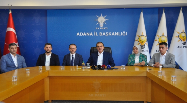 AK Parti Sözcüsü Ömer Çelik, Adana'da konuştu